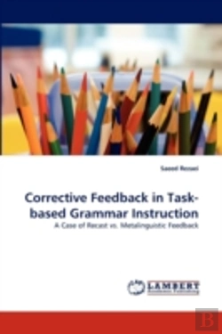Bertrand.pt - Corrective Feedback In Task-Based Grammar Instruction
