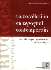 Corrélation En Espagnol Contemporain
