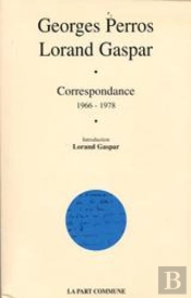 Correspondance 1966-1978