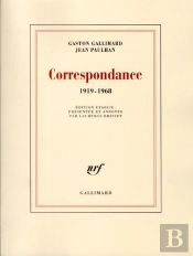 Correspondance Gaston Gallimard Jean Paulhan