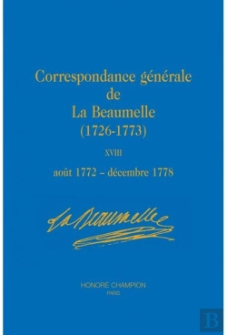 Bertrand.pt - Correspondance Générale De La Beaumelle (1726-1773) Tome 18