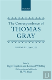 Correspondence Of Thomas Gray