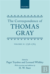 Correspondence Of Thomas Gray