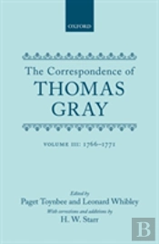Correspondence Of Thomas Gray