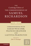 Correspondence With Sarah Wescomb, Frances Grainger And Laetitia Pilkington