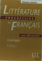 Corrige Litterature Progressive ; Avance