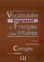 Corriges Vocabulaire Progressif Du Francais Des Affaires Niveau Intermediaire