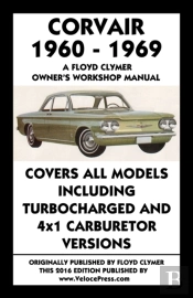 Corvair 1960-1969 Owner'S Workshop Manual
