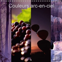 Bertrand.pt - Couleurs Arc En Ciel Calendrier Mural 2018 300 300 Mm Square