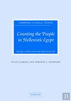 Bertrand.pt - Counting The People In Hellenistic Egypt 2 Volume Set