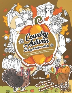 Bertrand.pt - Country Autumn Coloring Book For Adults