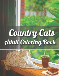 Bertrand.pt - Country Cats Adult Coloring Book