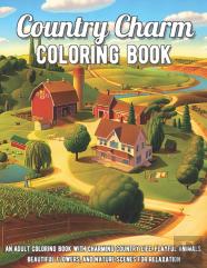 Country Charm Coloring Book
