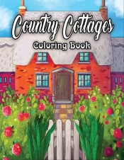 Country Cottages Coloring Book