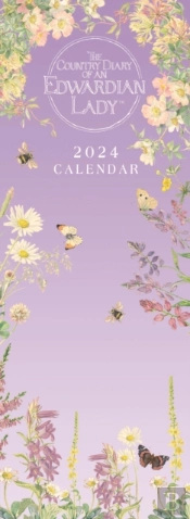 Country Diary Of An Edwardian Lady Slim Calendar 2024