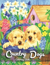 Country Dogs Coloring Book