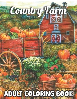Bertrand.pt - Country Farm Adult Coloring Book