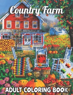 Bertrand.pt - Country Farm Adult Coloring Book