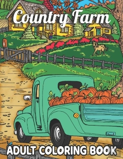 Bertrand.pt - Country Farm Adult Coloring Book