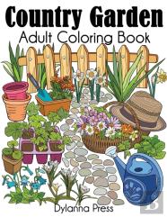 Country Garden Adult Coloring Book