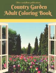 Country Garden Adult Coloring Book