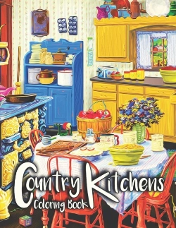 Bertrand.pt - Country Kitchens Coloring Book