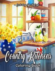 Country Kitchens Coloring Book