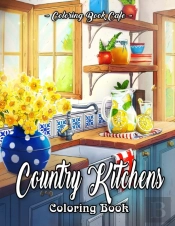Country Kitchens Coloring Book