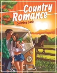 Country Romance Coloring Book