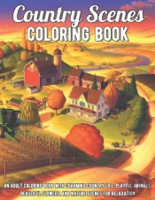 Country Scenes Coloring Book