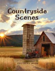 Countryside Scenes Coloring Book