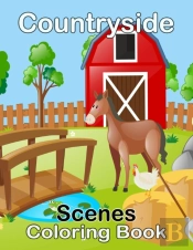 Countryside Scenes Coloring Book