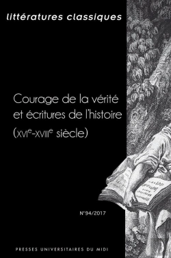 Bertrand.pt - Courage De La Verite Et Ecritures De L'Histoire (Xvie-Xviiie Siecles)
