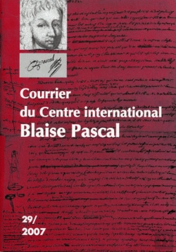 Bertrand.pt - Courrier Du Centre International Blaise Pascal T.29