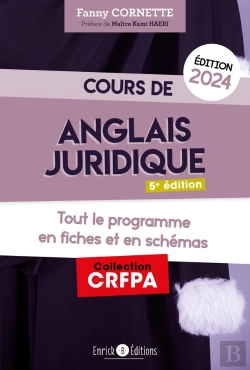 Bertrand.pt - Cours D Anglais Juridique 2024 - Grammaire Et Introduction Au Droit Du Common Law