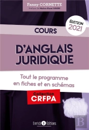 Cours D'Anglais Juridique ; Grammaire Et Introduction Au Droit Du Common Law (Édition 2021)