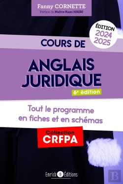Bertrand.pt - Cours D'Anglais Juridique : Grammaire Et Introduction Au Droit Du Common Law (Édition 2024/2025)