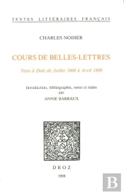 Cours De Belles-Lettres