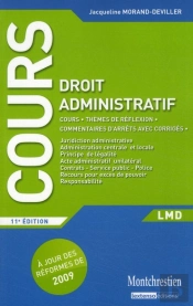 Cours De Droit Administratif ; Lmd (11e Édition)