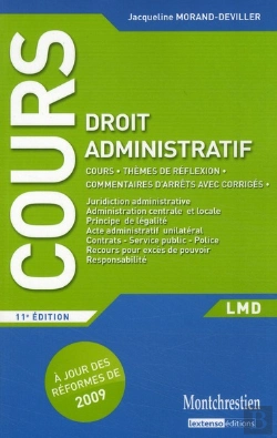 Bertrand.pt - Cours De Droit Administratif ; Lmd (11e Édition)
