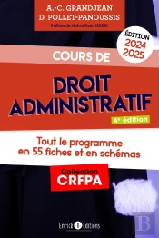 Cours De Droit Administratif : Tout Le Programme En Fiches Et En Schémas (Édition 2024/2025)