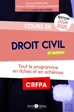 Bertrand.pt - Cours De Droit Civil : Tout Le Programme En Fiches Et En Schémas (Édition 2024/2025)