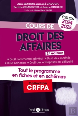 Bertrand.pt - Cours De Droit Des Affaires 2024-2025