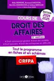 Cours De Droit Des Affaires : Tout Le Programme En Fiches Et En Schémas (Édition 2024/2025)