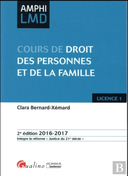 Bertrand.pt - Cours De Droit Des Personnes Et De La Famille 2016-2017, 2eme Ed.