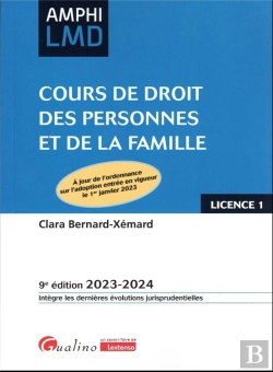 Bertrand.pt - Cours De Droit Des Personnes Et De La Famille, 9eme Edition - Integre Les Dispositions Des Lois Impo