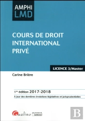 Cours De Droit International Privé