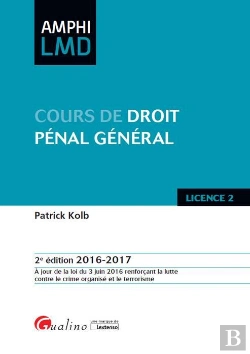 Bertrand.pt - Cours De Droit Penal General 2016-2017, 2eme Ed.