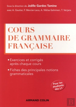 Bertrand.pt - Cours De Grammaire Française ; Cours, Exercices Et Corrigés