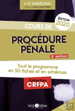 Bertrand.pt - Cours De Procédure Pénale ; Tout Le Programme En 50 Fiches Et En Schémas (Édition 2020)